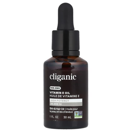 Cliganic, на 100% чистое масло с витамином Е, 30 000 МЕ, 30 мл (1 жидк. унция)