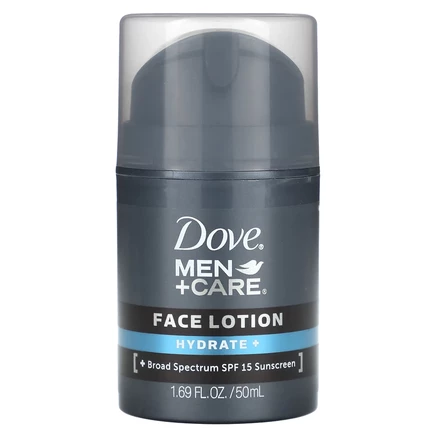 Dove, Men + Care, лосьон для лица, увлажнение, SPF 15, 50 мл (1,69 жидк. унции)