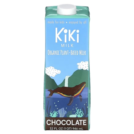 Kiki Milk, Органическое растительное молоко, шоколад, 946 мл (32 жидк. Унции)