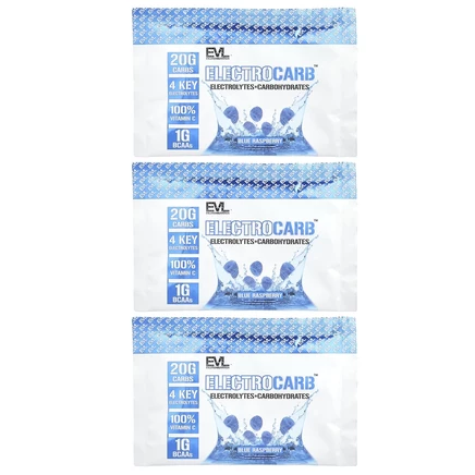 EVLution Nutrition, ElectroCarb ™, голубая малина, 30 г (1,1 унции)