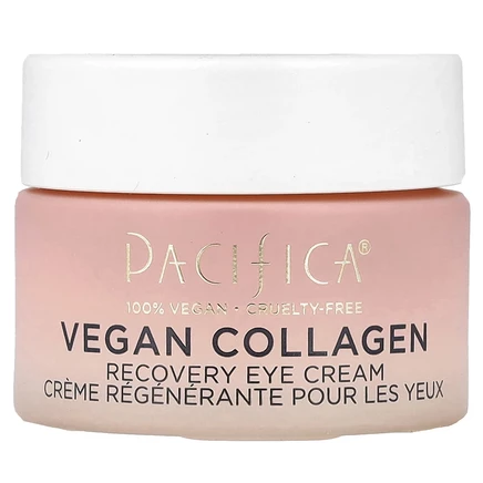 Pacifica, Vegan Collagen, Восстанавливающий крем для кожи вокруг глаз, 0,5 жидкой унции (15 мл)