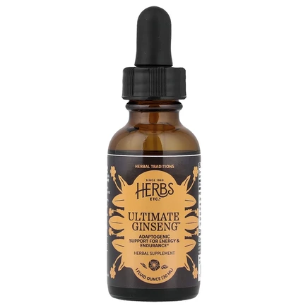 Herbs Etc., Ultimate Ginseng™, 30 мл (1 жидк. унция)