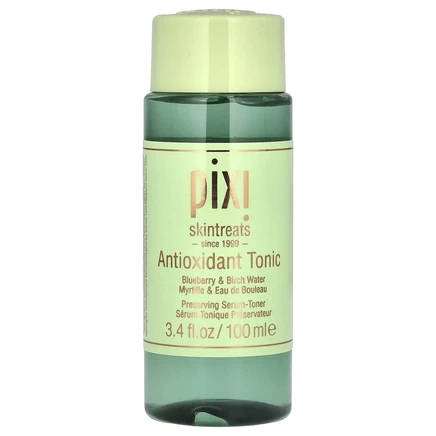 Pixi Beauty, Skintreats, антиоксидантный тоник, сохраняющая сыворотка-тоник, голубика и березовая вода, 100 мл (3,4 жидк. Унции)