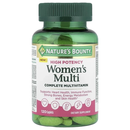 Nature's Bounty, Multi, полноценный мультивитаминный комплекс для женщин, высокая эффективность, 120 капсул