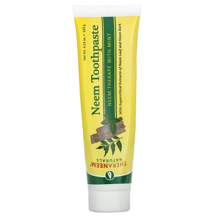 Organix South, TheraNeem Naturals, Neem Therapé, зубная паста с мятой, 120 г (4,23 унции)