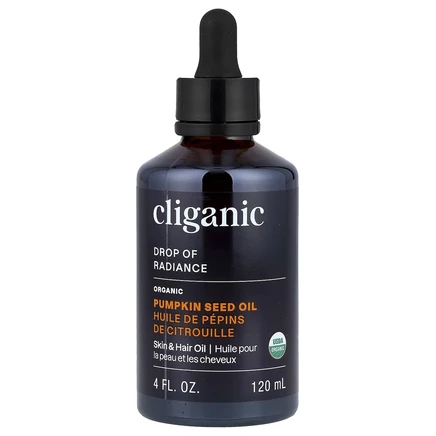 Cliganic, Органическое тыквенное масло, 120 мл (4 жидк. Унции)