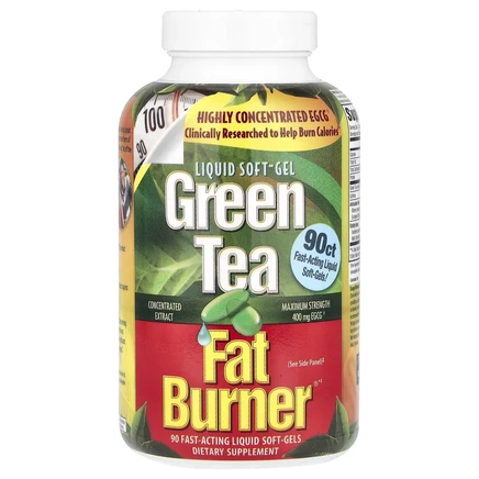 Applied Nutrition, Состав для уничтожения жира на базе зеленого чая Fat Burner, 90 быстродействующих капсул