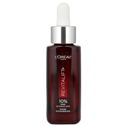 L'Oréal, Revitalift Derm Intensives, сыворотка с 10% чистой гликолевой кислотой, без отдушек, 30 мл (1 жидк. Унция)