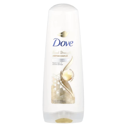 Dove, Кондиционер, прочность соединения + пептидный комплекс, 355 мл (12 жидк. унц.)