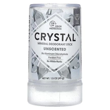 CRYSTAL, минеральный дезодорант-карандаш, без запаха, 40 г (1,5 унции)