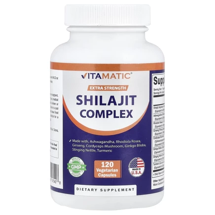Vitamatic, комплекс с мумие, 120 вегетарианских капсул