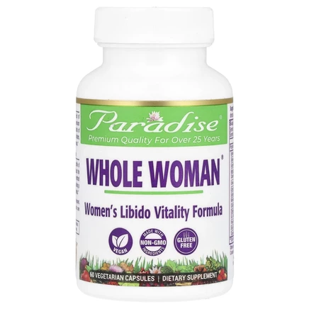 Добавка Paradise Herbs Whole Woman для либидо, 60 капсул