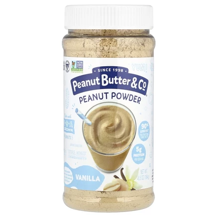 Peanut Butter & Co., Арахисовый порошок, ваниль, 184 г (6,5 унции)