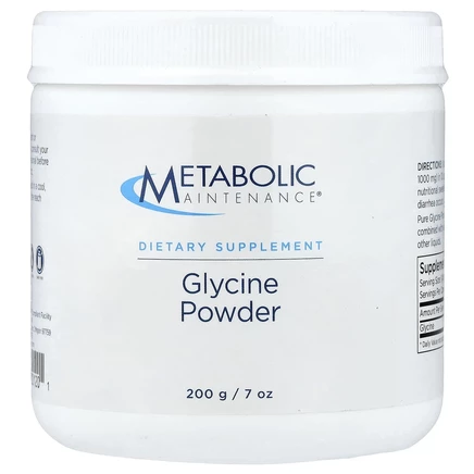 Metabolic Maintenance, Глицин в порошке, 200 г (7 унций)