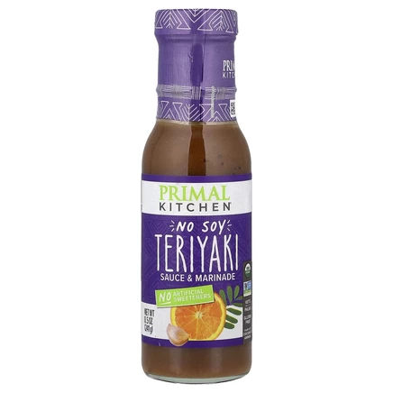 Primal Kitchen, Органический безсоевый соус терияки и маринад, 241 г (8,5 унции)