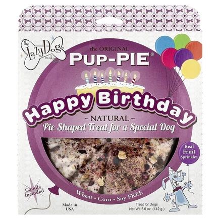 Lazy Dog Cookie, Pup-Pie®, лакомство для собак, с Днем рождения, для особенной собаки, 142 г (5 унций)