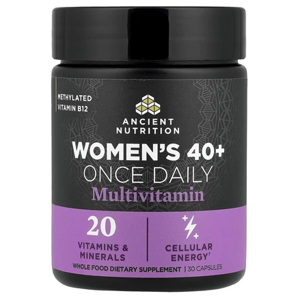 Ancient Nutrition, Мультивитамины для женщин старше 40 лет, 30 капсул