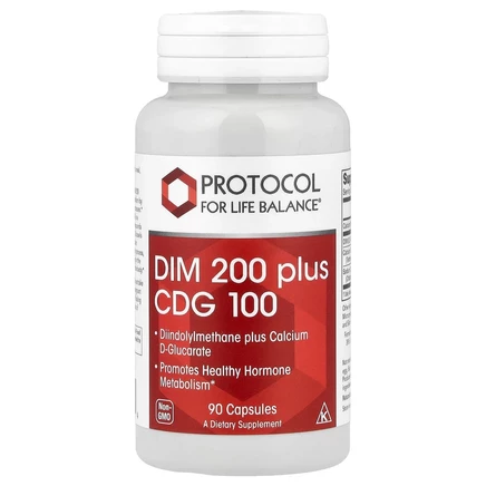 Protocol for Life Balance, DIM 200 Plus CDG 100`` 90 растительных капсул