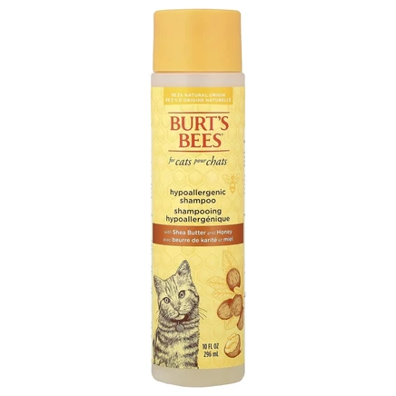Burt's Bees, Гипоаллергенный шампунь для кошек с маслом ши и медом, 296 мл (10 жидк. Унций)