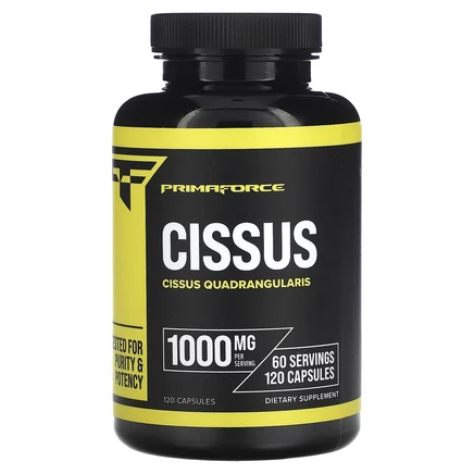 Primaforce, циссус четырехугольный (Cissus erecta), 1000 мг, 120 капсул (500 мг в 1 капсуле)