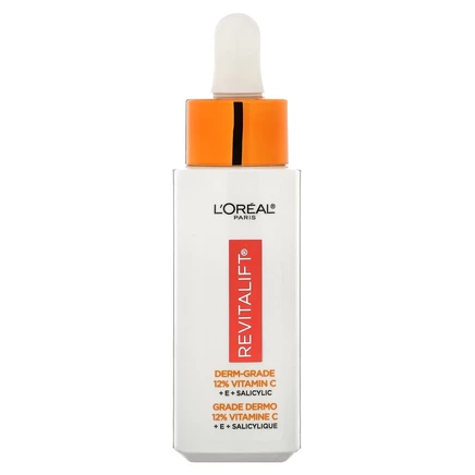 L'Oréal, Revitalift Derm Intensives, Derm-Grade, 12% витаминов C + E + салициловый, 30 мл (1 жидк. Унция)