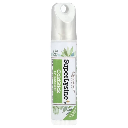 Quantum Health, Super Lysine+, ColdStick, солнцезащитное средство для губ, SPF 21, 5 г (0,17 унции)
