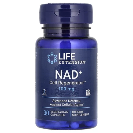 Life Extension, регенератор НАД и клеток, 100 мг, 30 вегетарианских капсул