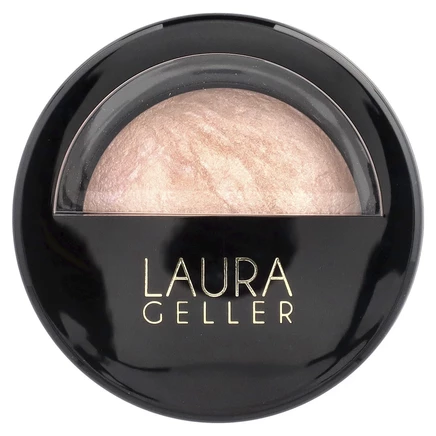 Laura Geller, Baked Blush-N-Brighten, румяна с эффектом мерцающего эффекта, оттенок 0018039B Ethereal Rose, 4,5 г (0,16 унции)