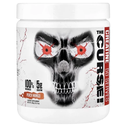 JNX Sports, The Curse! ®, креатин, персик и манго, 350 г (12,3 унции)