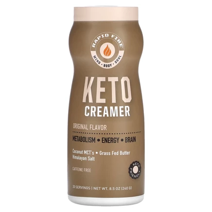 RAPIDFIRE, Keto Creamer, Original, без кофеина, 240 г (8,5 унции)
