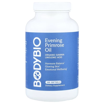 Масло вечерней примулы BodyBio, 180 капсул