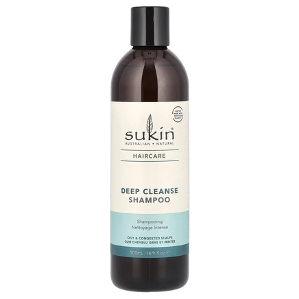 Sukin, Haircare, шампунь для глубокого очищения, для жирной и скопившейся кожи головы, 500 мл (16,9 жидк. унц.)