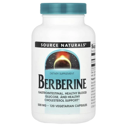 Берберин Source Naturals, 500 мг, 120 капсул
