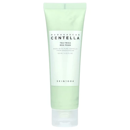 SKIN1004, Madagascar Centella, пена с экстрактом чая и трицы БГК, 125 мл (4,22 жидк. Унции)