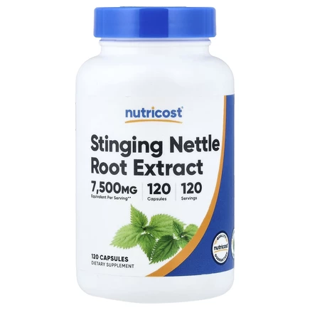 Nutricost, Экстракт корня крапивы двудомной, 7500 мг, 120 капсул