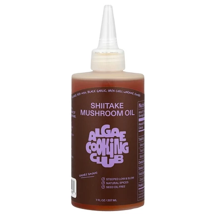 Масло Algae Cooking Club с грибами шиитаке, 207 мл