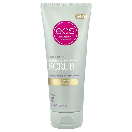 EOS, Shea Better™, кашемировый скраб для нанесения перед бритьем, 207 мл (7 жидк. унций)