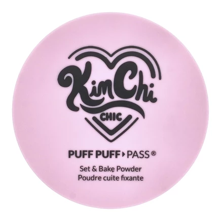 KimChi Chic Beauty, Puff Puff Pass®, порошок для запекания, PPP01 слоновая кость + лаванда = ивандер, 24 г (0,85 унции)