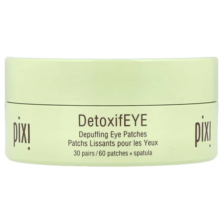 Pixi Beauty, Skintreats, DetoxifEye, патчи для глаз против отечности, 30 пар + лопатка