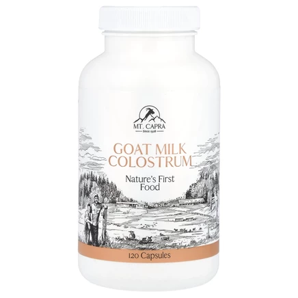 Mt. Capra, Capra Colostrum, молозиво из козьего молока, 120 капсул