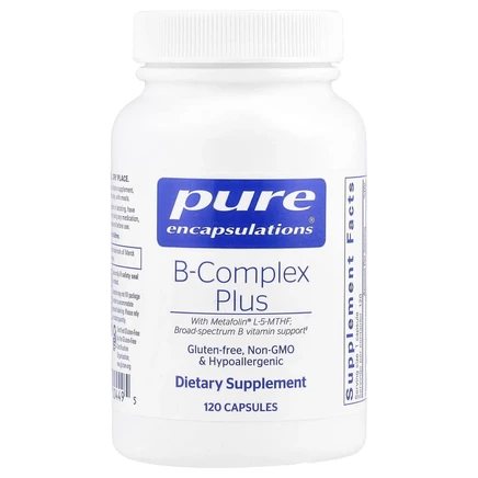 Pure Encapsulations, B-Complex Plus, 120 капсул