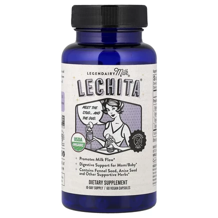 Legendairy Milk, Lechita, 60 вегетарианских капсул