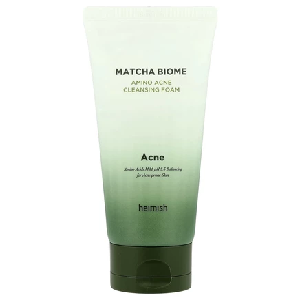 Heimish, Matcha Biome, очищающая пенка с аминокислотами, 150 г (5,29 унции)
