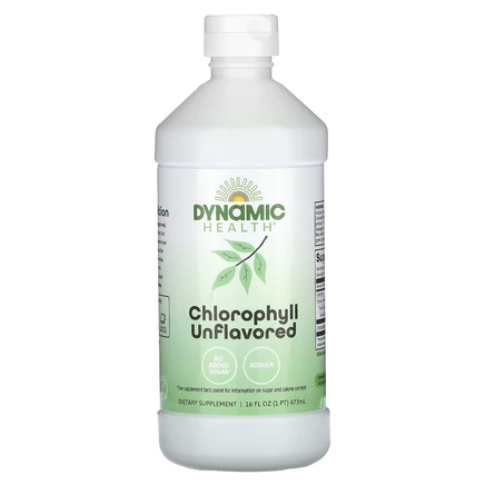 Dynamic Health, хлорофилл, без добавок, 473 мл (16 жидк. унций)