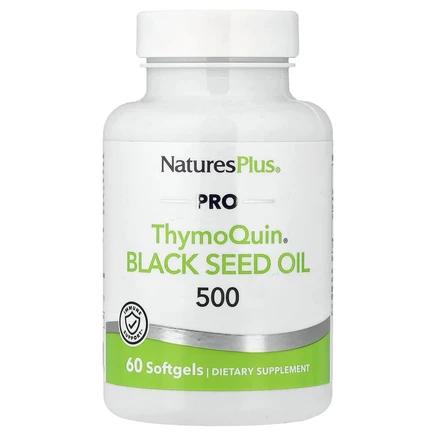 NaturesPlus, Pro ThymoQuin®, Black Seed Oil 500, 60 Softgels