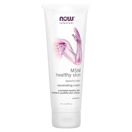 NOW Foods, Solutions, MSM Healthy Skin, липосомный лосьон с МСМ, 237 мл (8 жидких унций)
