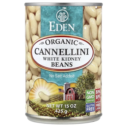 Фасоль Eden Foods каннеллини, органическая, белая, 425 г