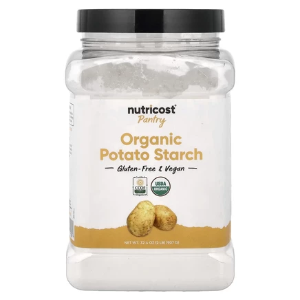 Органический картофельный крахмал Nutricost, 907 г