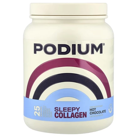 Podium Nutrition, коллаген для сна, со вкусом горячего шоколада, 633 г (1,39 фунта)