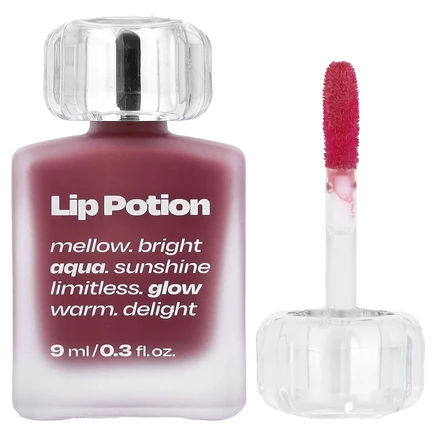 alternativestereo, Lip Potion Aqua Glow, малиновое мыло № 5, 9 мл (0,3 жидк. унции)